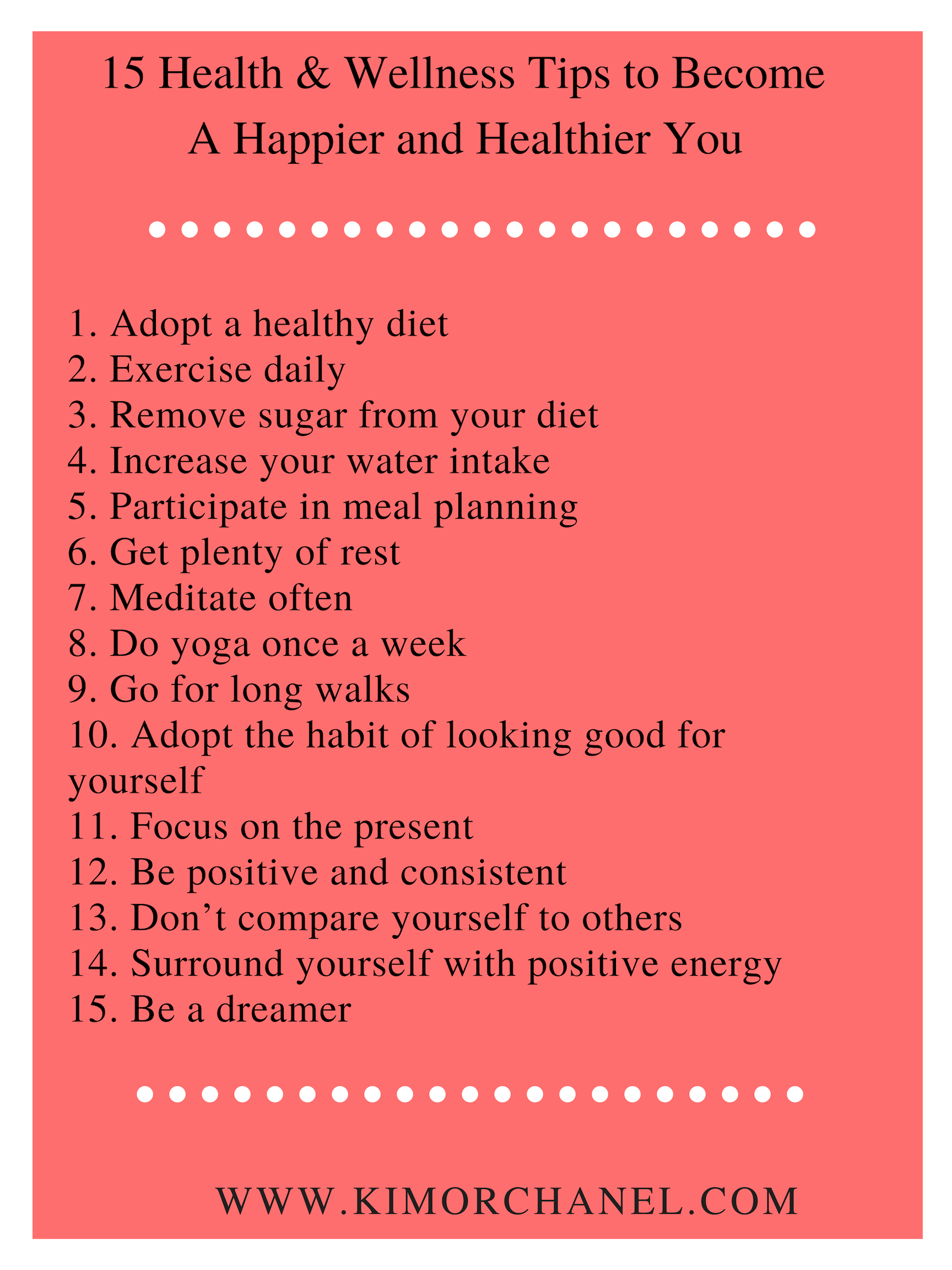 15 Tips to Stay Healthy and Strong